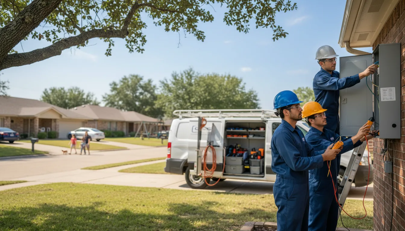 Certified electrician providing emergency electrical services in Bell City, MO